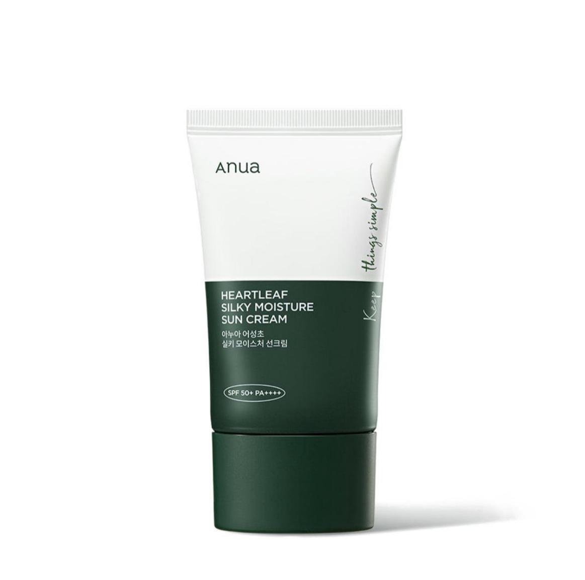 Sunscreen (Anua Heartleaf Sun Cream)