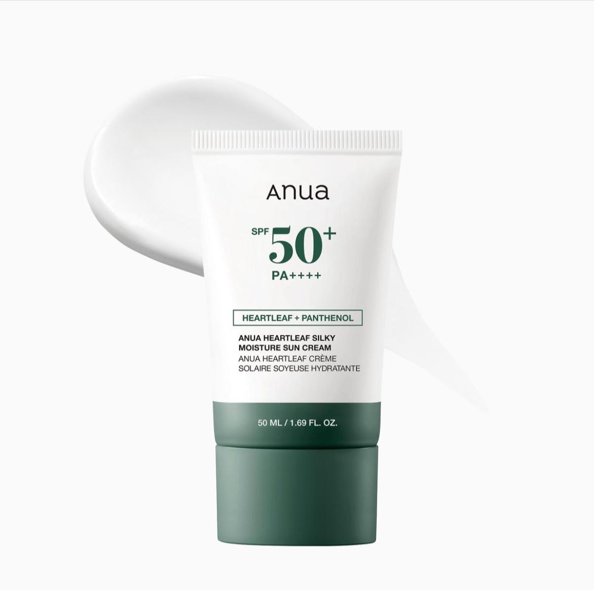 Sunscreen (Anua Heartleaf Sun Cream)