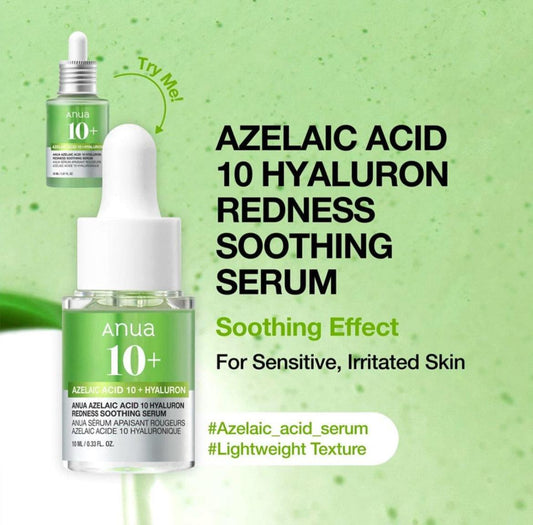 Anua Azelaic Acid 10 Hyaluron Redness Soothing Serum